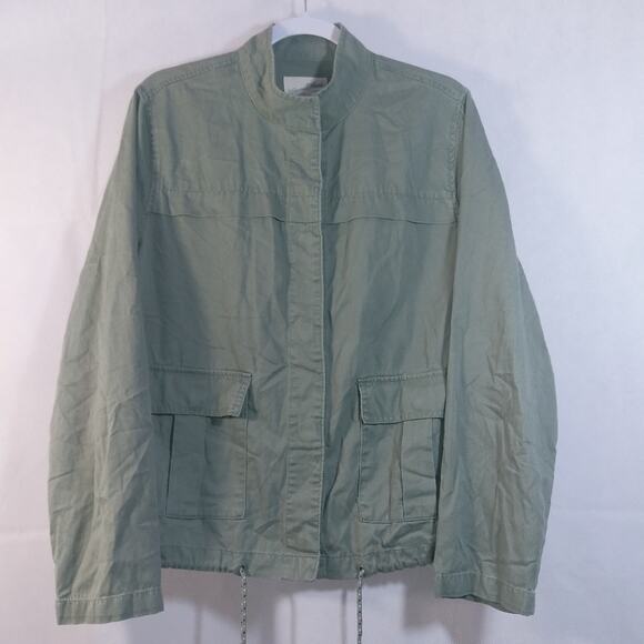 Universal Thread Green Anorak Jacket Drawstring Outdoor Camping Size  L - Picture 3 of 6